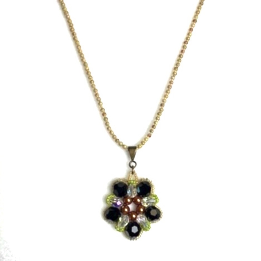 Beaded Necklace & Beaded Chain Hand Crafted